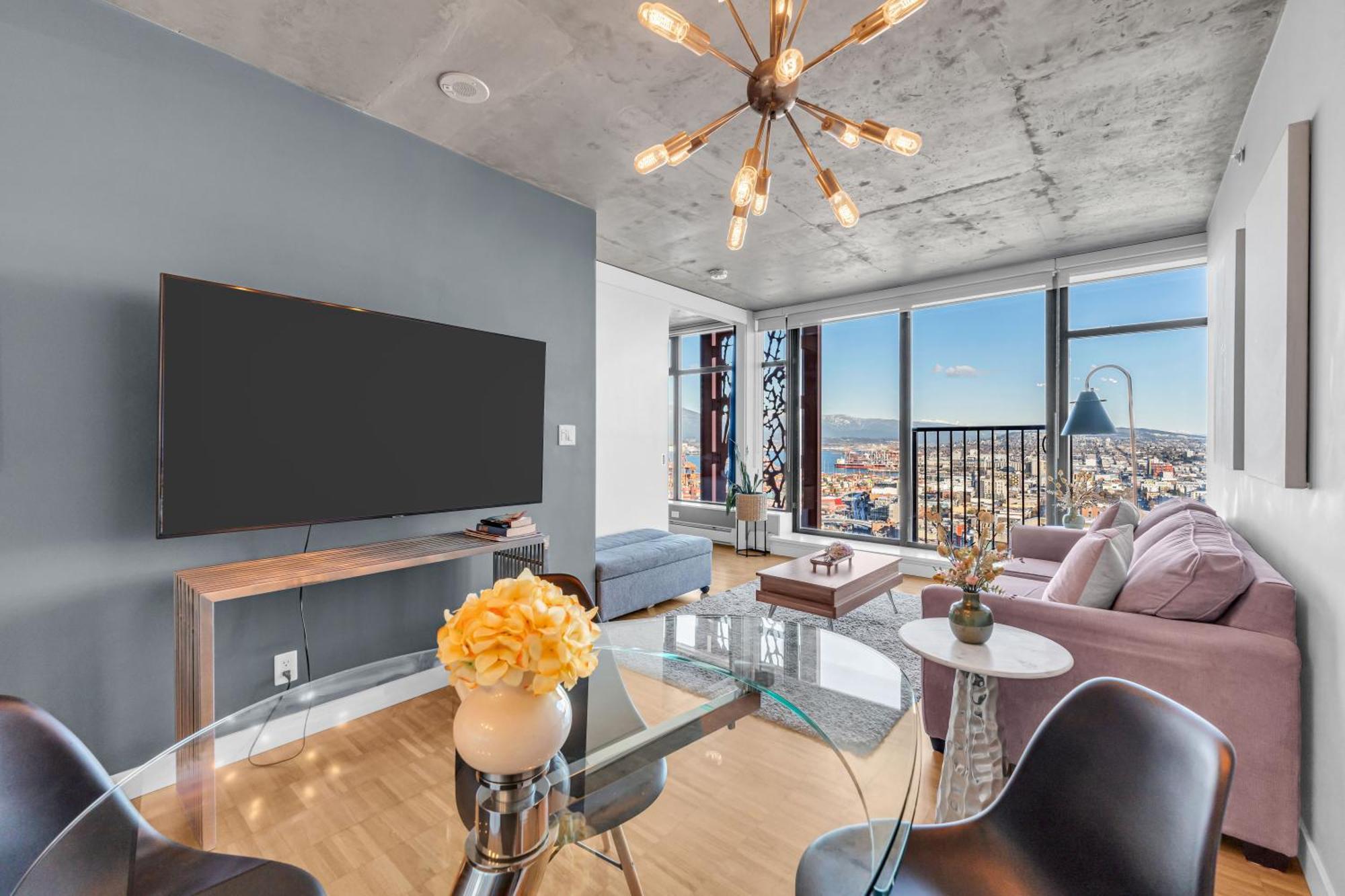 Water Views, 40Th Floor Sub-Penthouse! Entire Condo In The Heart Of Vancouver City Centre Екстер'єр фото
